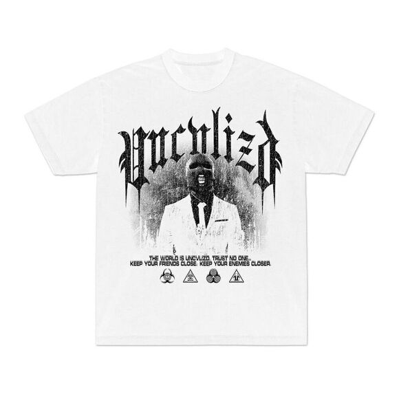 Uncvlizd Trust No One Tshirt Men’s Size Medium - Picture 1 of 1